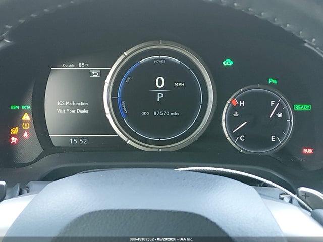 2018 Lexus Rx 450h მანქანა იყიდება აუქციონზე, vin: 2T2BGMCA6JC022572, აუქციონის ნომერი: 45187332