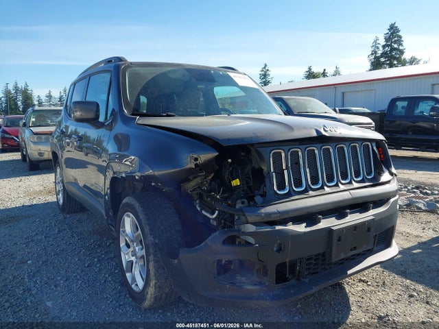 Продаж на аукціоні авто 2017 Jeep Renegade Latitude Fwd, vin: ZACCJABB8HPG31356, номер лоту: 45187451