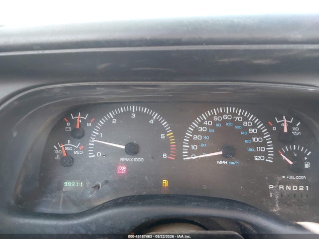 2000 Dodge Dakota Slt/sport მანქანა იყიდება აუქციონზე, vin: 1B7GL22XXYS784165, აუქციონის ნომერი: 45187463