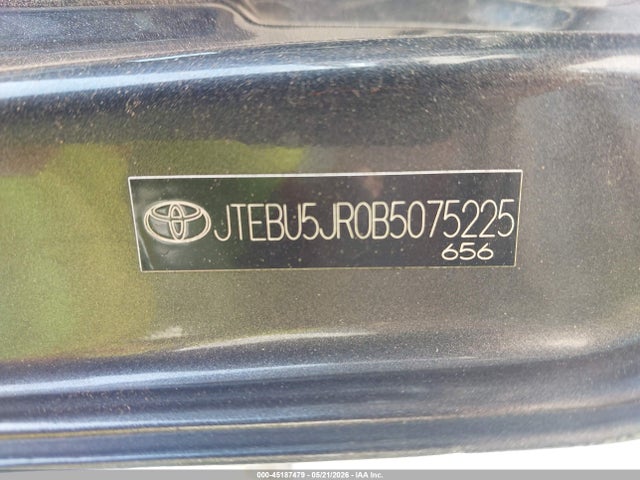 Продаж на аукціоні авто 2011 Toyota 4runner Sr5 V6, vin: JTEBU5JR0B5075225, номер лоту: 45187479