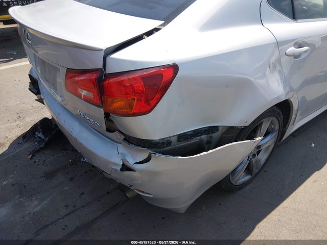 2006 Lexus Is 250 მანქანა იყიდება აუქციონზე, vin: JTHBK262062020090, აუქციონის ნომერი: 45187520