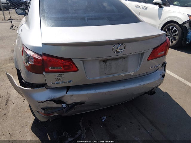 2006 Lexus Is 250 მანქანა იყიდება აუქციონზე, vin: JTHBK262062020090, აუქციონის ნომერი: 45187520