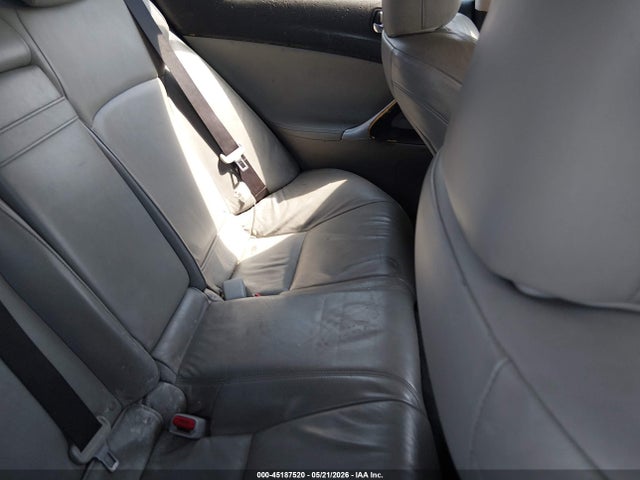 2006 Lexus Is 250 მანქანა იყიდება აუქციონზე, vin: JTHBK262062020090, აუქციონის ნომერი: 45187520