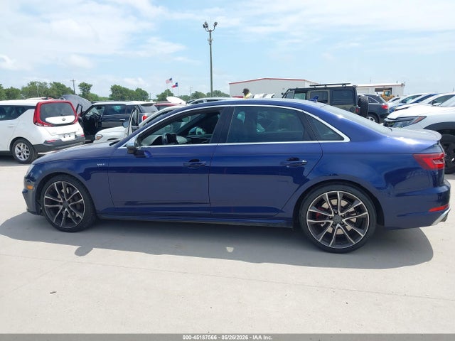 2018 Audi S4 3.0t Premium Plus მანქანა იყიდება აუქციონზე, vin: WAUB4AF42JA058195, აუქციონის ნომერი: 45187566