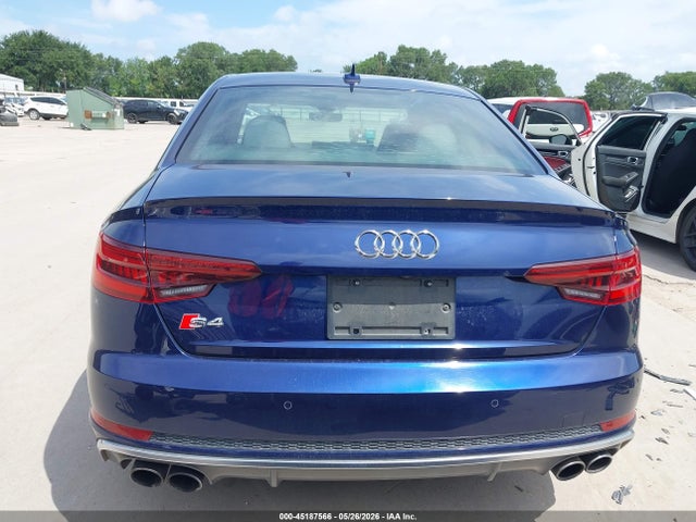 45187566 :رقم المزاد ، WAUB4AF42JA058195 vin ، 2018 Audi S4 3.0t Premium Plus مزاد بيع