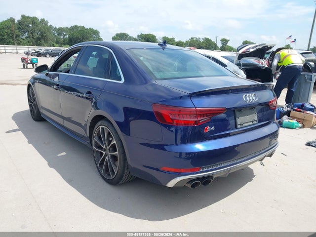 Auction sale of the 2018 Audi S4 3.0t Premium Plus, vin: WAUB4AF42JA058195, lot number: 45187566