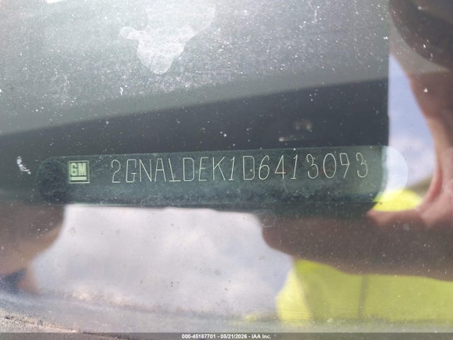45187701 :رقم المزاد ، 2GNALDEK1D6413093 vin ، 2013 Chevrolet Equinox 1lt مزاد بيع