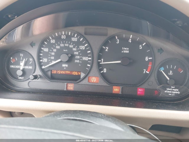 1997 Bmw Z3 2.8l Roadster მანქანა იყიდება აუქციონზე, vin: 4USCJ3323VLC02391, აუქციონის ნომერი: 45187710