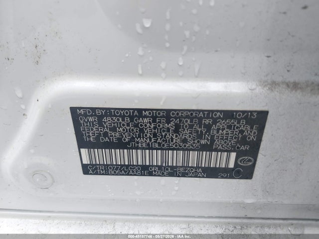 45187746 :رقم المزاد ، JTHBE1BL0E5030535 vin ، 2014 Lexus Gs 350 مزاد بيع