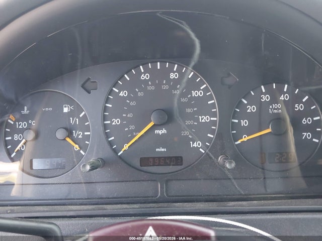 Aukcja sprzedaży 2000 Mercedes-benz Ml 430, vin: 4JGAB72E4YA190628, numer aukcji: 45187863