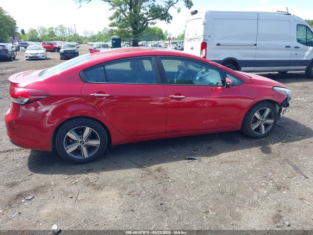 2018 Kia Forte S მანქანა იყიდება აუქციონზე, vin: 3KPFL4A7XJE175014, აუქციონის ნომერი: 45187875