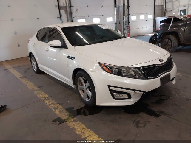 2015 Kia Optima Lx მანქანა იყიდება აუქციონზე, vin: 5XXGM4A77FG437183, აუქციონის ნომერი: 45187901