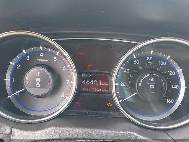 45187921 :رقم المزاد ، 5NPEB4AC5BH042881 vin ، 2011 Hyundai Sonata Gls مزاد بيع