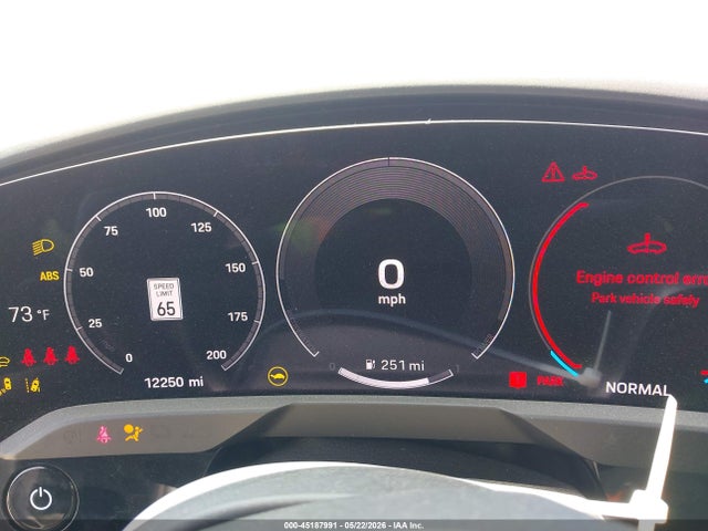 2025 Porsche Taycan 4s მანქანა იყიდება აუქციონზე, vin: WP0AB2Y14SSA41779, აუქციონის ნომერი: 45187991