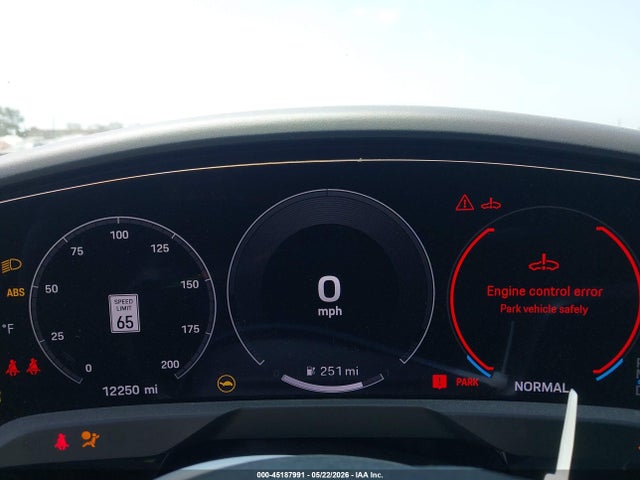 2025 Porsche Taycan 4s მანქანა იყიდება აუქციონზე, vin: WP0AB2Y14SSA41779, აუქციონის ნომერი: 45187991