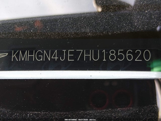 KMHGN4JE7HU185620 Genesis G80 3.8