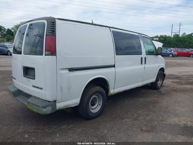 2002 Chevrolet Express მანქანა იყიდება აუქციონზე, vin: 1GCFG15W221168258, აუქციონის ნომერი: 45188079