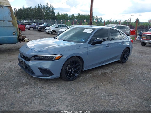 45188089 :رقم المزاد ، 2HGFE2F51NH570961 vin ، 2022 Honda Civic Sport مزاد بيع