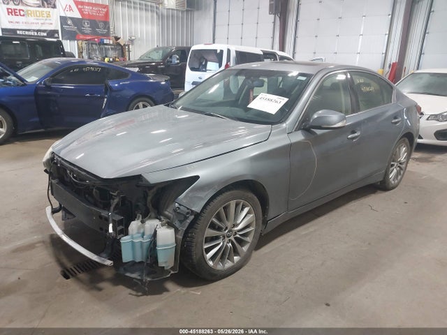 Продажа на аукционе авто 2018 Infiniti Q50 3.0t Luxe, vin: JN1EV7AR3JM435153, номер лота: 45188263