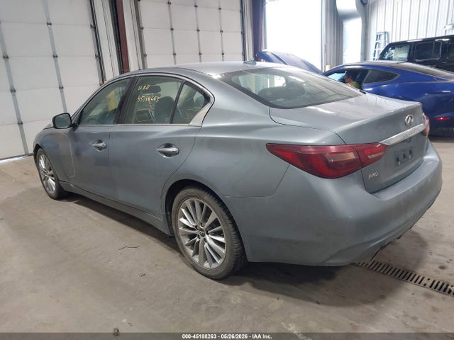 Продажа на аукционе авто 2018 Infiniti Q50 3.0t Luxe, vin: JN1EV7AR3JM435153, номер лота: 45188263