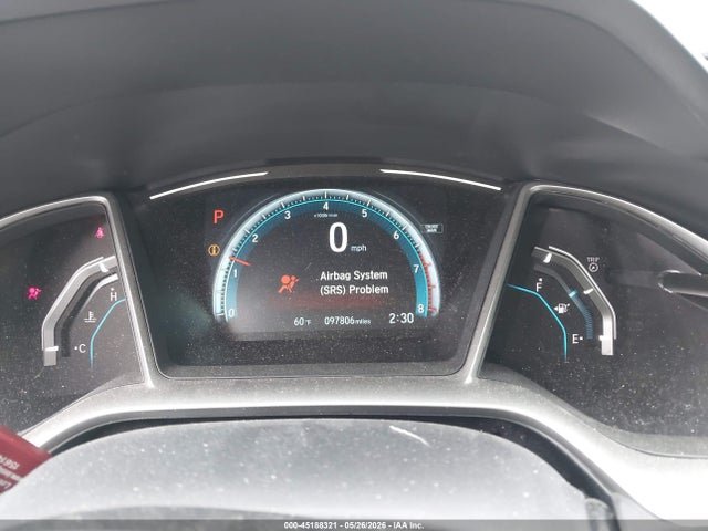 45188321 :رقم المزاد ، 19XFC2F73HE204716 vin ، 2017 Honda Civic Ex مزاد بيع