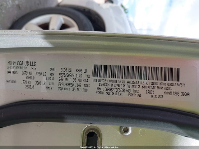 Продаж на аукціоні авто 2015 Ram 1500 Express, vin: 1C6RR6FT9FS591743, номер лоту: 45188329