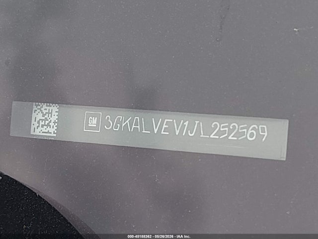 45188362 :رقم المزاد ، 3GKALVEV1JL252569 vin ، 2018 Gmc Terrain Slt مزاد بيع
