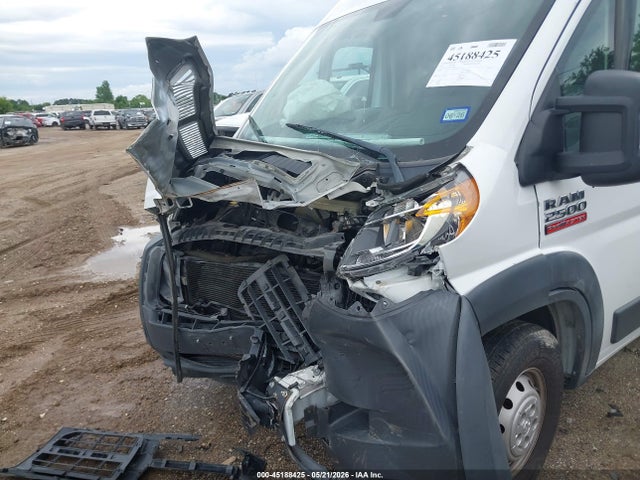 45188425 :رقم المزاد ، 3C6TRVDGXHE506498 vin ، 2017 Ram Promaster 2500 مزاد بيع