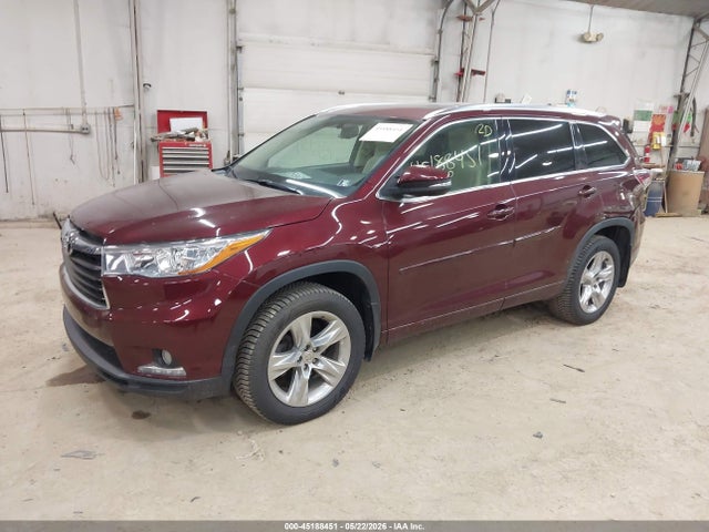 Aukcja sprzedaży 2015 Toyota Highlander Limited V6, vin: 5TDDKRFH7FS162517, numer aukcji: 45188451