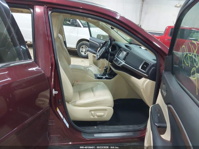 Aukcja sprzedaży 2015 Toyota Highlander Limited V6, vin: 5TDDKRFH7FS162517, numer aukcji: 45188451
