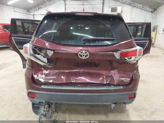 Aukcja sprzedaży 2015 Toyota Highlander Limited V6, vin: 5TDDKRFH7FS162517, numer aukcji: 45188451