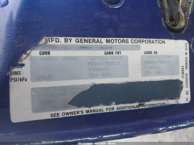 Auction sale of the 1988 Chevrolet Gmt-400 C1500, vin: 1GCDC14H1JZ139940, lot number: 45188512