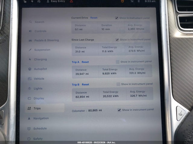 Tesla Model S 100d/60d/75d/90d/p100d 2017 5YJSA1E28HF219727 Image 7