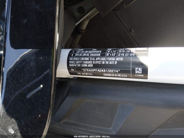 57XAAPFA0K8135274 Polaris Slingshot Sl