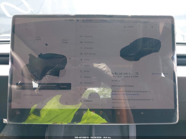 45188616 :رقم المزاد ، 5YJ3E1EB3TF118094 vin ، 2026 Tesla Model 3 Premium All-wheel Drive مزاد بيع
