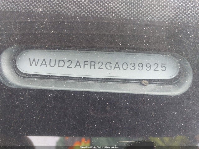 45188634 :رقم المزاد ، WAUD2AFR2GA039925 vin ، 2016 Audi A5 2.0t Premium مزاد بيع