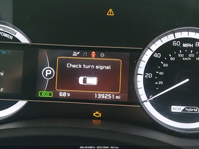 2019 Kia Niro Lx მანქანა იყიდება აუქციონზე, vin: KNDCB3LC1K5302529, აუქციონის ნომერი: 45188674
