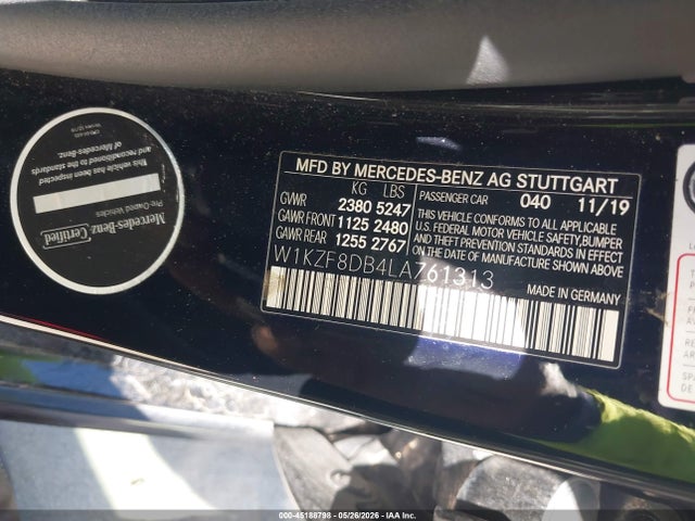 W1KZF8DB4LA761313 Mercedes-Benz E 350