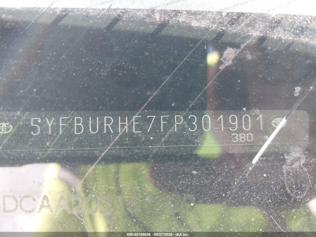 5YFBURHE7FP301901 Toyota Corolla S Premium