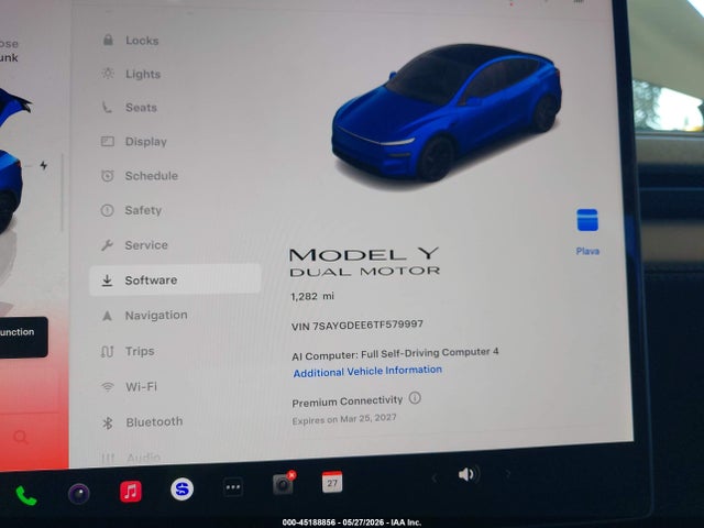 Aukcja sprzedaży 2026 Tesla Model Y All-wheel Drive/long Range Launch Series/premium, vin: 7SAYGDEE6TF579997, numer aukcji: 45188856