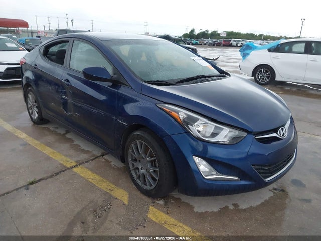 2015 Hyundai Elantra Se მანქანა იყიდება აუქციონზე, vin: 5NPDH4AE5FH619085, აუქციონის ნომერი: 45188881