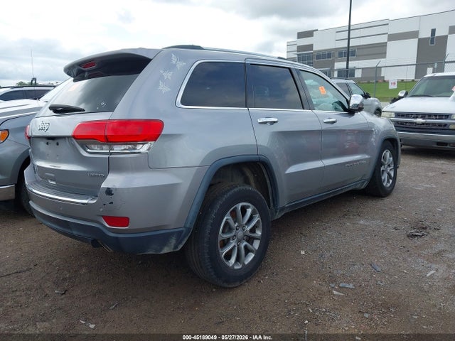 2015 Jeep Grand Cherokee Limited მანქანა იყიდება აუქციონზე, vin: 1C4RJEBG3FC749328, აუქციონის ნომერი: 45189049