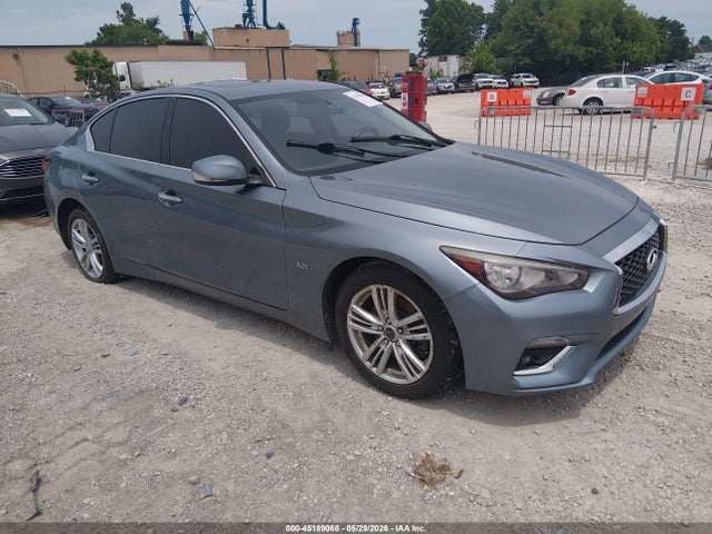 Продаж на аукціоні авто 2018 Infiniti Q50 3.0t Luxe, vin: JN1EV7AR6JM432120, номер лоту: 45189068