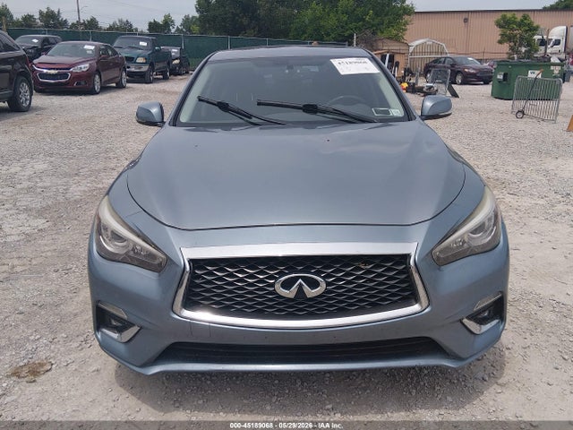 2018 Infiniti Q50 3.0t Luxe მანქანა იყიდება აუქციონზე, vin: JN1EV7AR6JM432120, აუქციონის ნომერი: 45189068