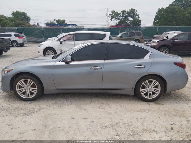 2018 Infiniti Q50 3.0t Luxe მანქანა იყიდება აუქციონზე, vin: JN1EV7AR6JM432120, აუქციონის ნომერი: 45189068