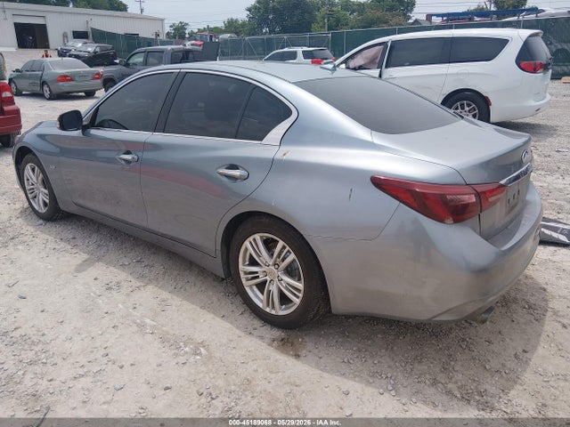 2018 Infiniti Q50 3.0t Luxe მანქანა იყიდება აუქციონზე, vin: JN1EV7AR6JM432120, აუქციონის ნომერი: 45189068