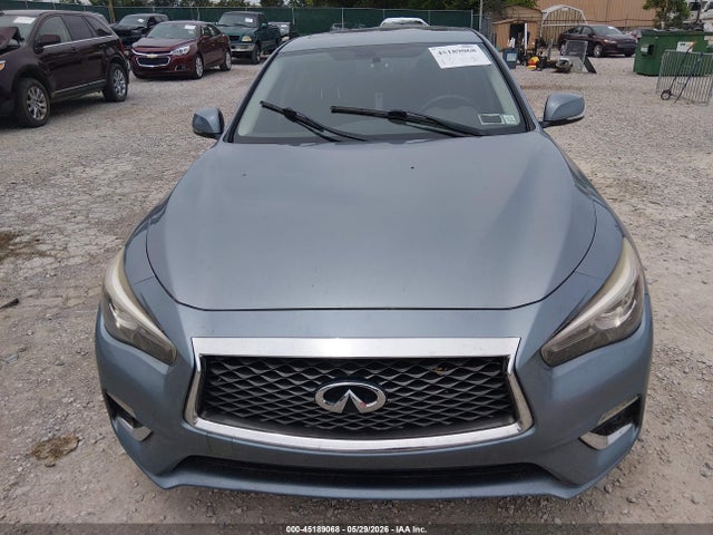 2018 Infiniti Q50 3.0t Luxe მანქანა იყიდება აუქციონზე, vin: JN1EV7AR6JM432120, აუქციონის ნომერი: 45189068