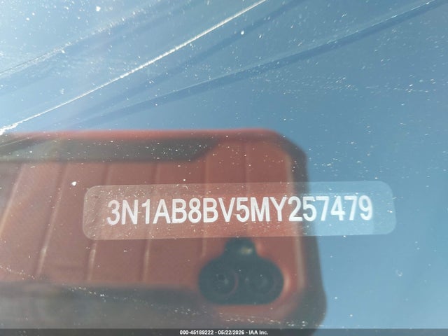 3N1AB8BV5MY257479 Nissan Sentra S Xtronic Cvt