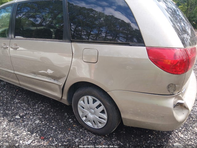 2006 Toyota Sienna Le მანქანა იყიდება აუქციონზე, vin: 5TDZA23CX6S509993, აუქციონის ნომერი: 45189302