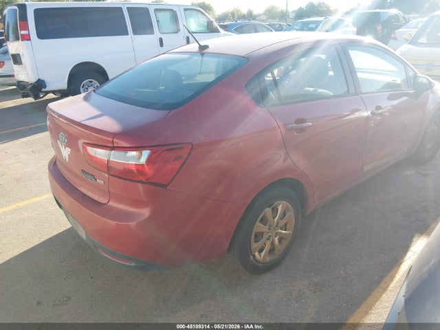 2013 Kia Rio Lx მანქანა იყიდება აუქციონზე, vin: KNADM4A30D6110598, აუქციონის ნომერი: 45189314